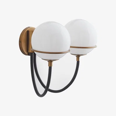 Amara Soho Home - Rene Wall Light - Antique Brass