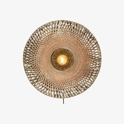 Amara Good & Mojo - Kalimantan Flat Wall Lamp - Large