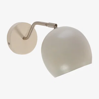 Amara Retreat - Oval Dome Wall Light - Matt Cream