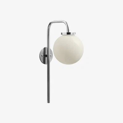 Amara CTO Lighting - Big Bulb Wall Light - Opal/Nickel
