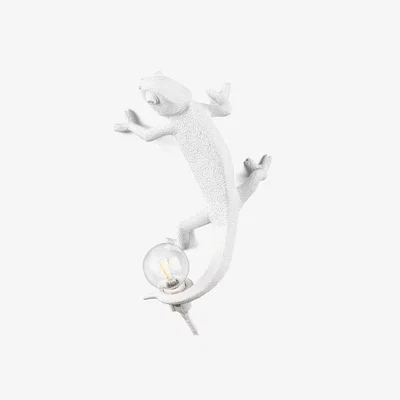 Amara Seletti - Chameleon Lamp - Going Up - White