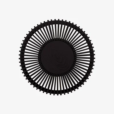 Amara UMAGE - Clava Up Wood Wall Lamp - Medium - Black Oak
