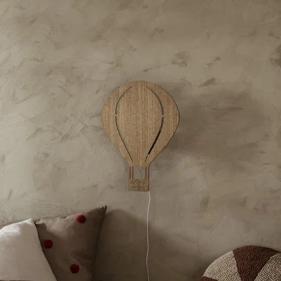 Amara ferm LIVING - Air Balloon Wall Lamp - Oiled Oak