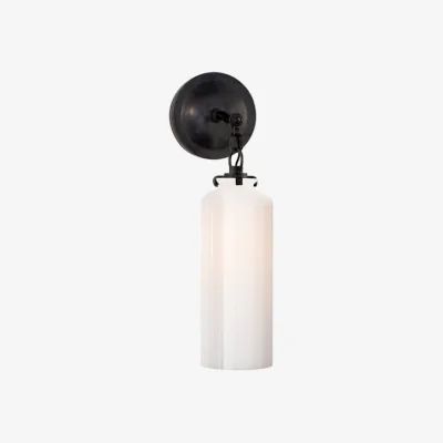 Andrew Martin Katie Cylinder Wall Light Bronze, Light - Andrew Martin