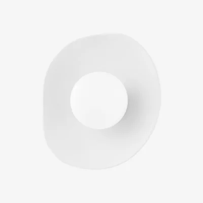 Andrew Martin Bacia Wall Light, Light, White - Andrew Martin