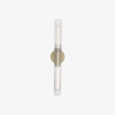 Andrew Martin Cecily Wall Light Brass, Wall Light, Large, Aged Brass - Andrew Martin