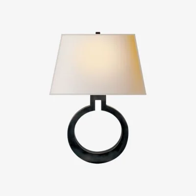 Andrew Martin Ring Form Wall Light Bronze, Wall Light - Andrew Martin