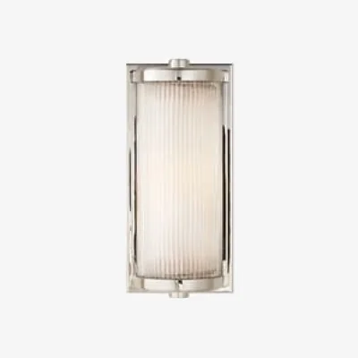 Andrew Martin Dresser Short Wall Light Nickel, Wall Light, Short, Polished Nickel - Andrew Martin