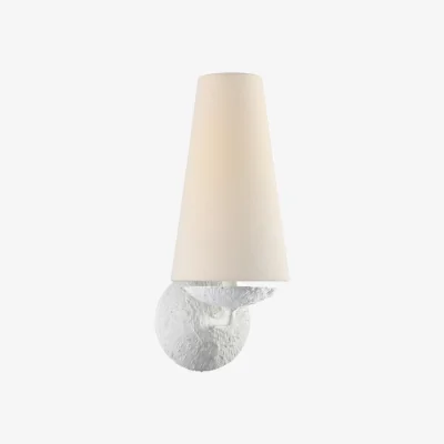 Andrew Martin Fontaine Single Wall Light Plaster, Light, Single - Andrew Martin