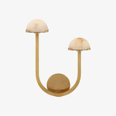 Andrew Martin Pedra Right Brass, Light, Right, Antique-Burnished Brass - Andrew Martin