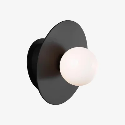 Andrew Martin Nodes Angled Wall Light Midnight Black, Wall Light - Andrew Martin