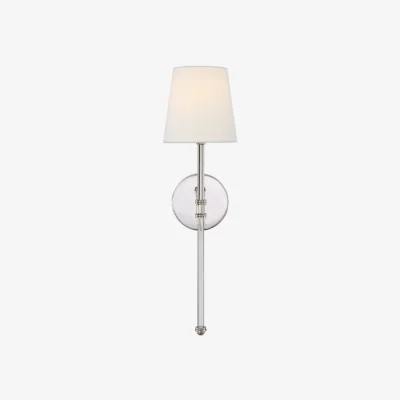 Andrew Martin Camille Wall Light Nickel, Wall Light, Polished Nickel - Andrew Martin