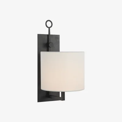 Andrew Martin Aspen Wall Light, Black - Andrew Martin
