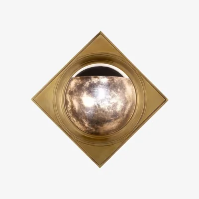 Andrew Martin Venice Wall Light Brass, Wall Light, Hand-Rubbed Antique Brass - Andrew Martin