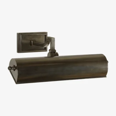 Andrew Martin Dean Large Single Picture Light Gunmetal, Picture Light, Large, Gun Metal - Andrew Martin