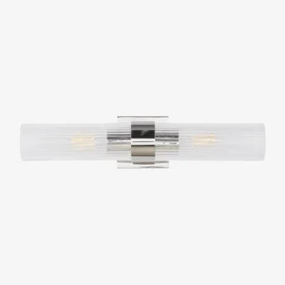 Andrew Martin Geneva Wall Light Nickel, Wall Light, Polished Nickel - Andrew Martin