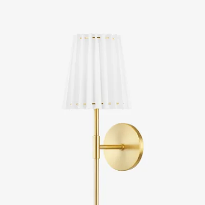 Andrew Martin Demi Tall Wall Light Brass, Wall Light, Aged Brass - Andrew Martin