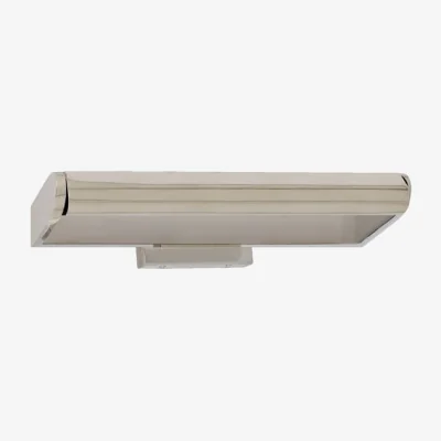 Andrew Martin David Wall Light Nickel, Picture Light, Large, Polished Nickel - Andrew Martin