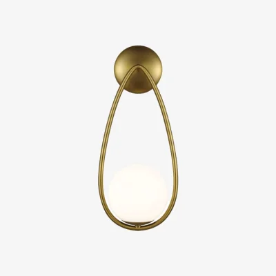 Andrew Martin Galassia Wall Light Brass, Wall Light, Burnished Brass - Andrew Martin