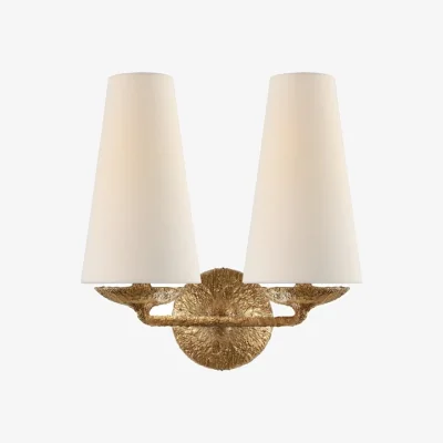 Andrew Martin Fontaine, Light, Double, Gilded Plaster - Andrew Martin