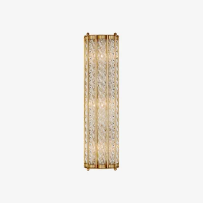 Andrew Martin Eaton Linear Wall Light Brass, Wall Light, Antique Brass - Andrew Martin