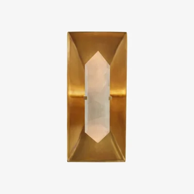 Andrew Martin Halcyon Wall Light, Brass - Andrew Martin