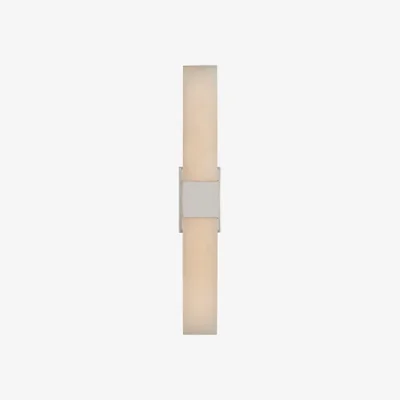 Andrew Martin Covet Double Wall Light Nickel, Wall Light, Polished Nickel - Andrew Martin