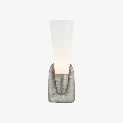 Andrew Martin Utopia Wall Light Nickel, Light, Polished Nickel - Andrew Martin