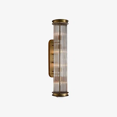 Barker and Stonehouse Timothy Oulton Newton Small Wall Sconce, Plated Bronze
