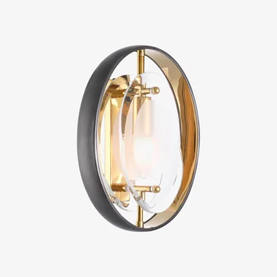 Barker and Stonehouse Eichholtz Vincente Wall Lamp Gunmetal Finish Gold Finish | Barker & Stonehouse