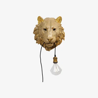 Barker and Stonehouse Tiger Wall Light, Gold | Barker & Stonehouse