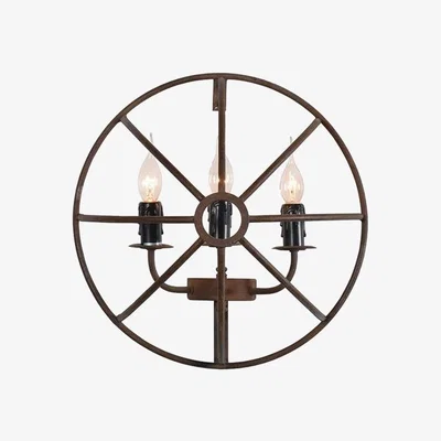 Barker and Stonehouse Timothy Oulton Gyro Sconce, Brown Metal | Barker & Stonehouse