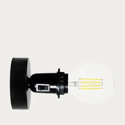 Bombinate.com Black Teku Wall Light with Switch