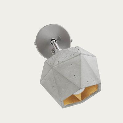 Bombinate.com Graphite Grey Spot Wall Light Triangle
