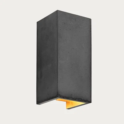 Bombinate.com Dark Grey Wall Light Rectangular