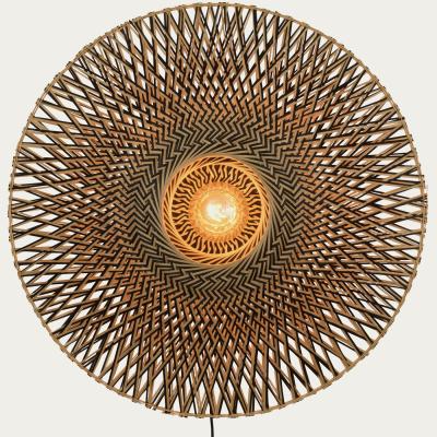 Bombinate.com Black/Natural Bali Wall Lamp L