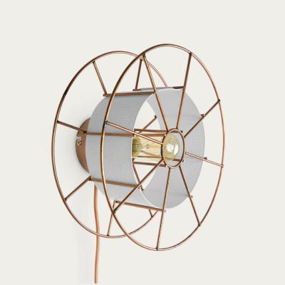 Bombinate.com White Wall Lamp Spool Classic