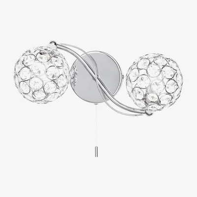 BHS.com Orianna Wall Light, Chrome