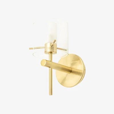 BHS.com Jean Single Bathroom Wall Light, Satin Brass