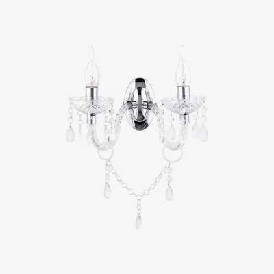 BHS.com Charlotte Wall Light, Chrome