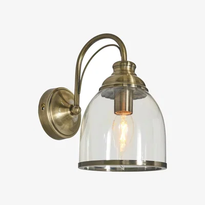 BHS.com Cadence Wall Light, Antique Brass