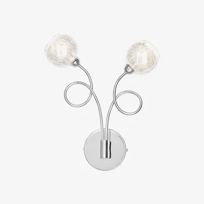 BHS.com Cooper Wall Light, Chrome & Champagne