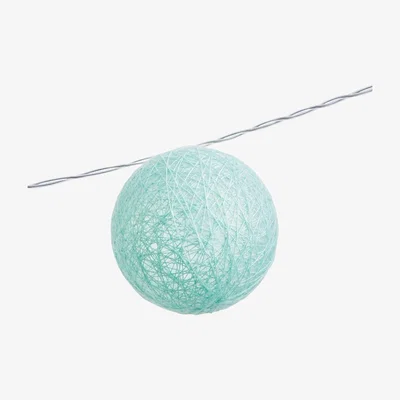 BHS.com Glow LED Pom Pom String Lights, Multi Coloured