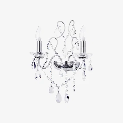 BHS.com Annalee Wall Light, Chrome
