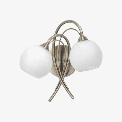 BHS.com Soni Wall Light, Antique Brass and Alabaster