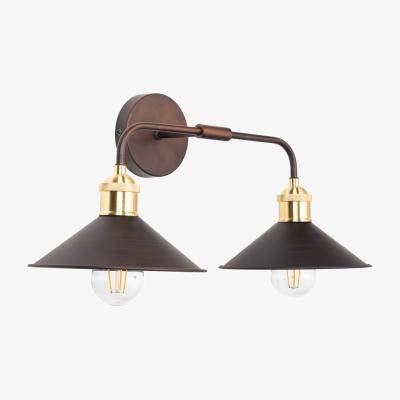 BHS.com Cale Vintage Industrial Wall Light, Bronze