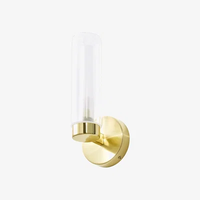 BHS.com Riona Bathroom Wall Light, Satin Brass