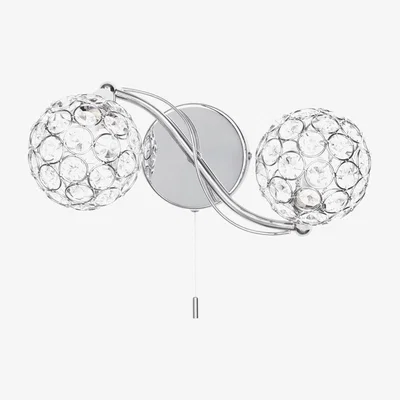 BHS.com Orianna Wall Light, Chrome