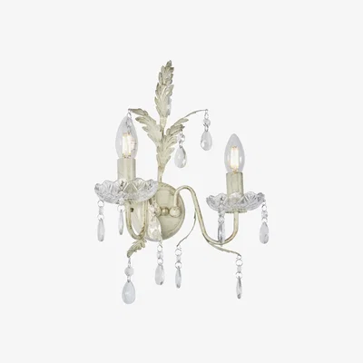 BHS.com Paisley Wall Light, Cream