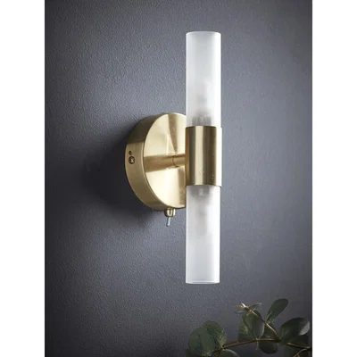 Cox and Cox Frosted Glass Double Wall Light